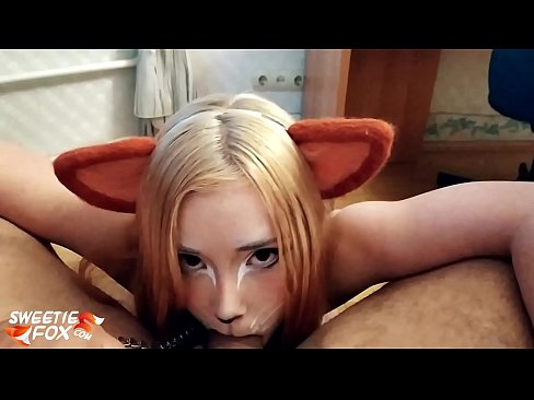 ❤️ Kitsune traga o pau e corre na súa boca ️❌ Vídeo porno en nós ❌️❤